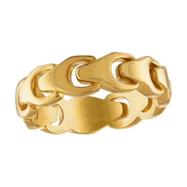 Bulova 14KT Yellow Gold Plated Sterling Silver Ring