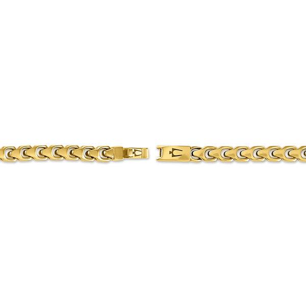 Bulova Yellow Stainless Steel 8-inch Bracelet