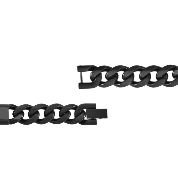 Titán by Adrian Gonzalez Black Stainless Steel Curb Chain