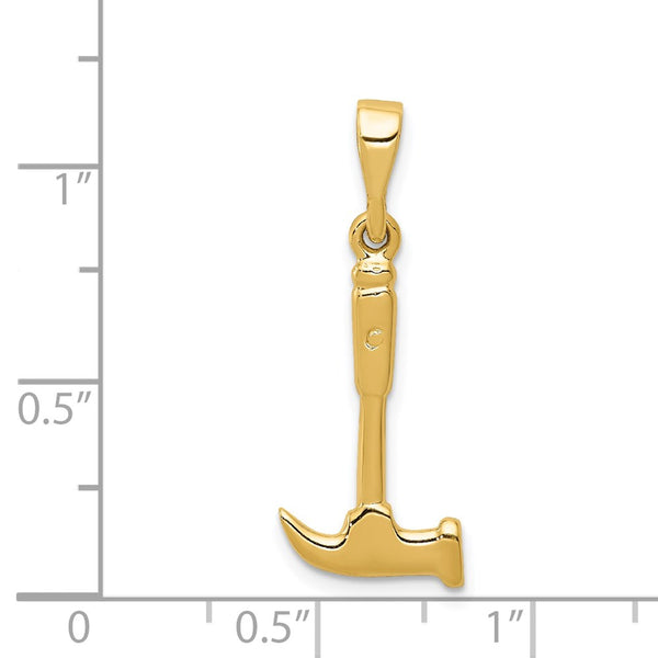 14k Hammer Charm