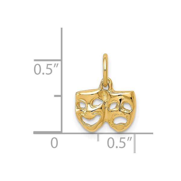 14k Comedy/Tragedy Charm