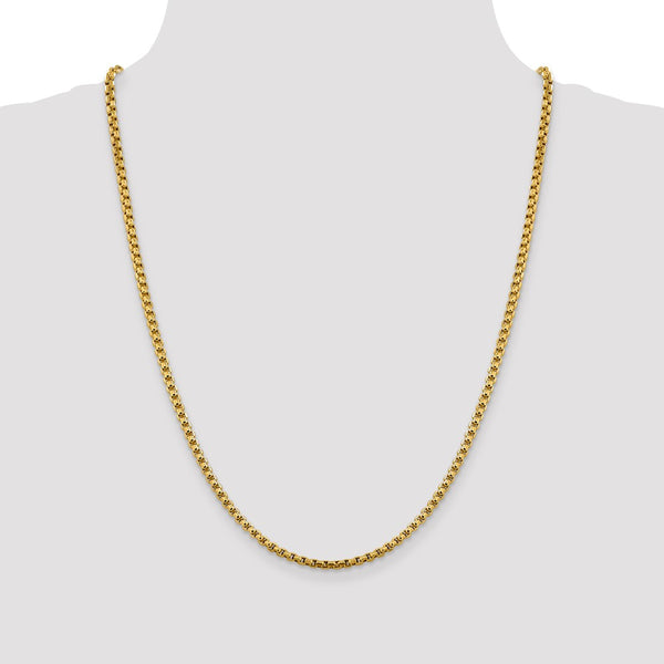 14KT Yellow Gold 24-inch 3.6MM Box Chain