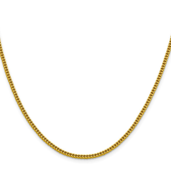 14KT Yellow Gold 18-inch 2.2MM Franco Chain