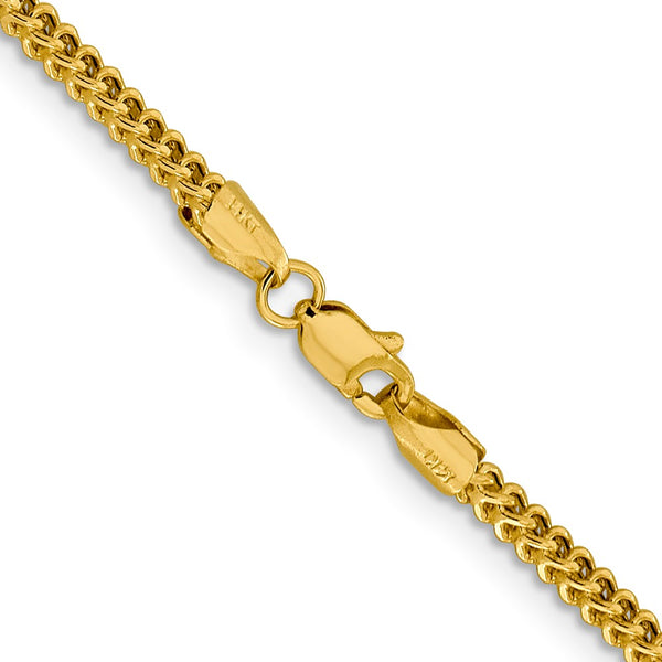 14KT Yellow Gold 18-inch 2.2MM Franco Chain