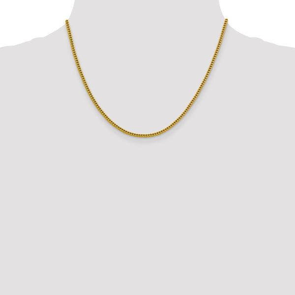 14KT Yellow Gold 18-inch 2.2MM Franco Chain