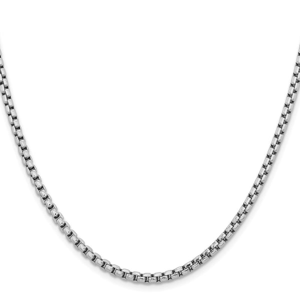 14KT White Gold 30-inch 3.6MM Box Chain