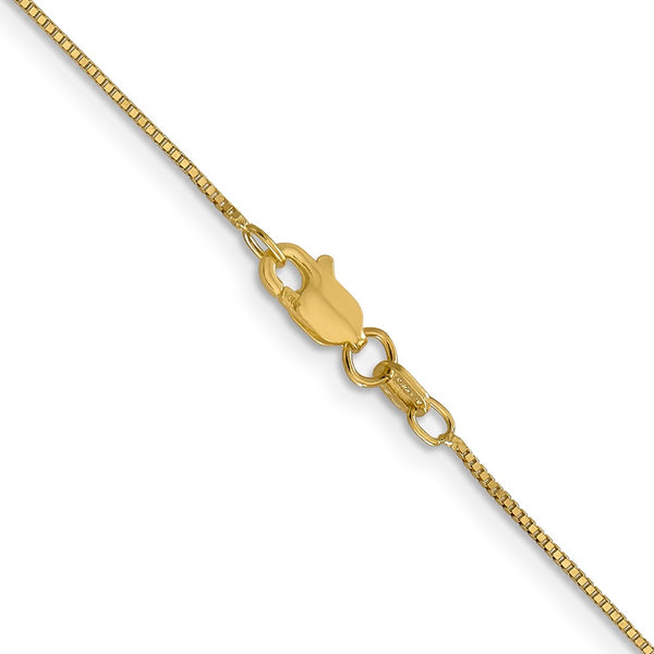 14KT Yellow Gold 30-inch 0.7MM Lobster Clasp Box Chain