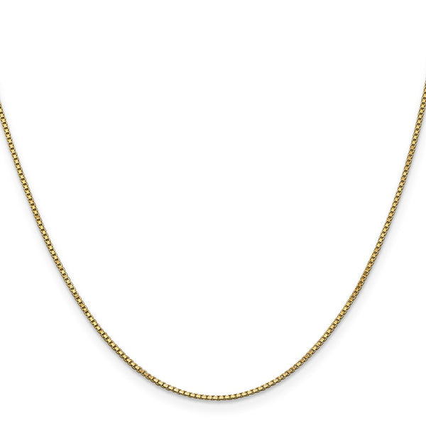 14KT Yellow Gold 28-inch 1MM Box Chain