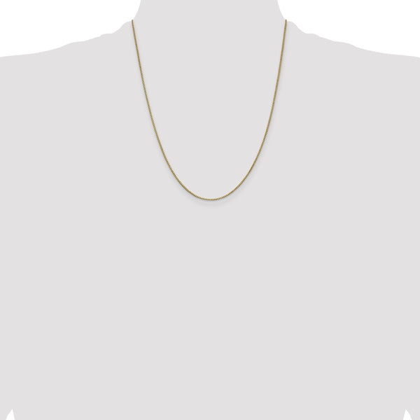 14KT Yellow Gold 22-inch 1MM Box Chain