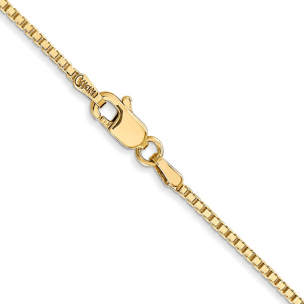 14KT Yellow Gold 22-inch 1.3MM Box Chain