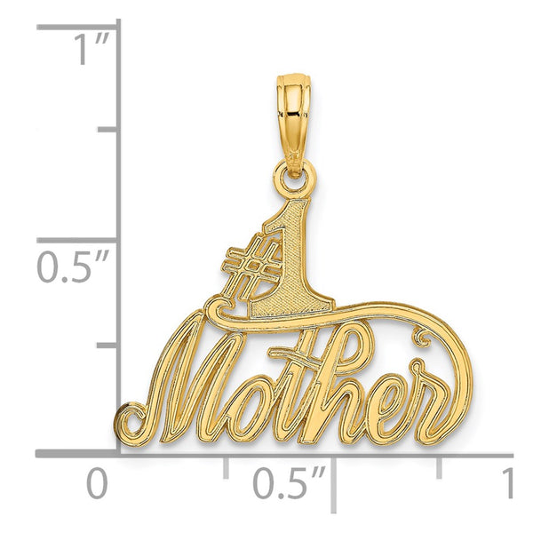 14k #1 Mother Charm