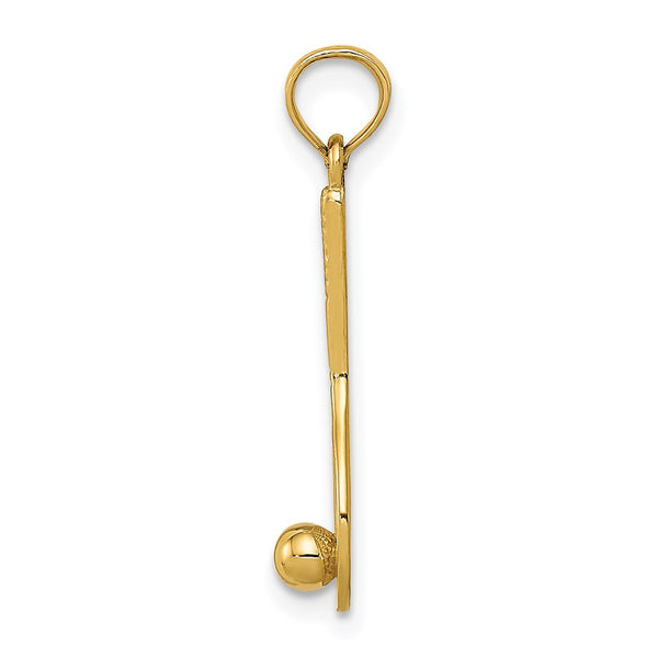 14k Tennis Racquet and Ball Charm