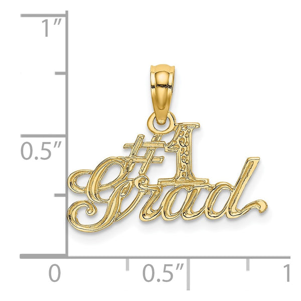 14k #1 Grad Charm