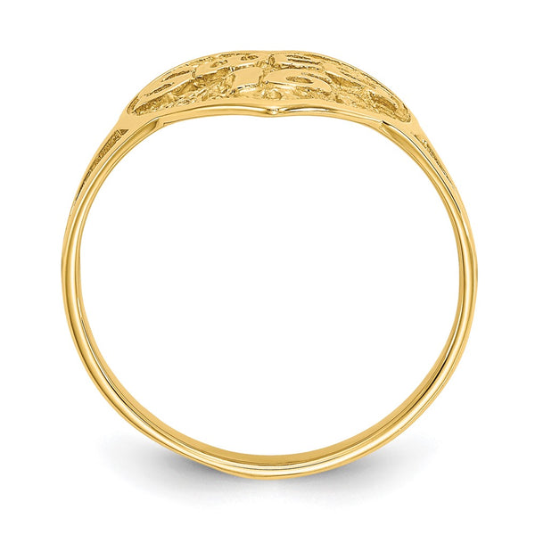 14KT Yellow Gold Sweet 16 Ring; Size 6