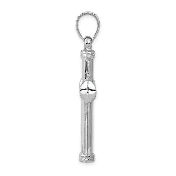 14KT White Gold 48X25MM Cross Pendant. Chain Not Included