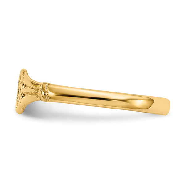 14KT Yellow Gold Baby Ring; Size 2.2