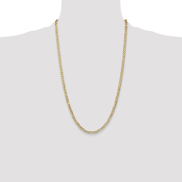 14KT Yellow Gold 26-inch 3.8MM Curb Chain