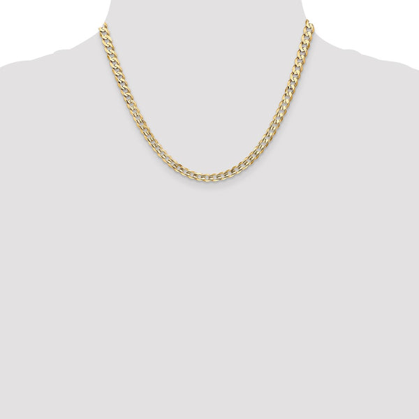 14KT Gold Lobster Clasp Curb Chain