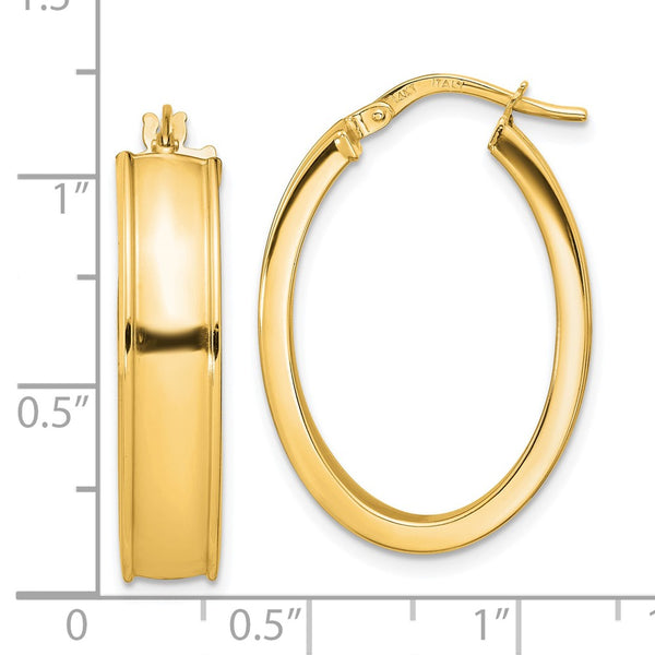 14KT Yellow Gold Hoop Earrings