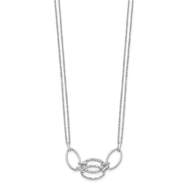 14KT White Gold 17.5-inch Fancy Necklace