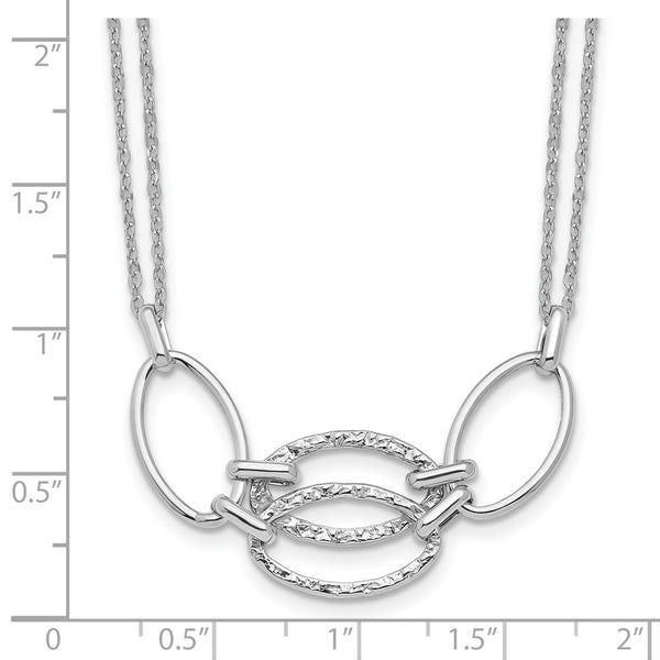 14KT White Gold 17.5-inch Fancy Necklace