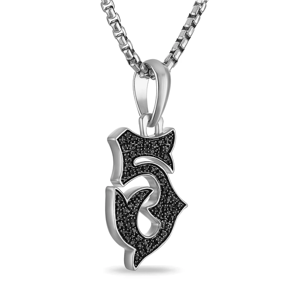 Bulova Marc Anthony Collection Sterling Silver and 1/3 CTW Diamond Pendant