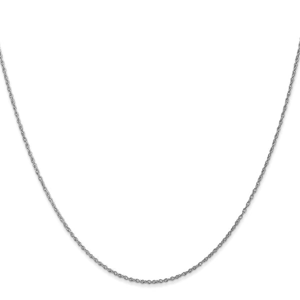 14KT White Gold 20-inch 0.8MM Rope Pendant Chain