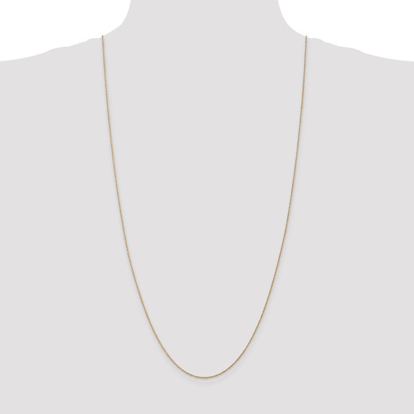 14KT Yellow Gold 30-inch 0.8MM Rope Pendant Chain