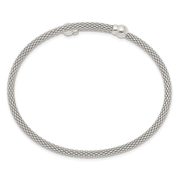 Sterling Silver Flexible Bangle Bracelet