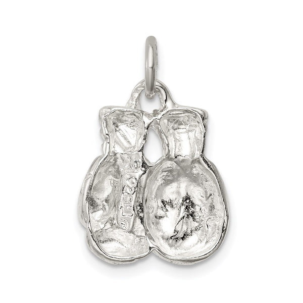 Sterling Silver 19X15MM Boxing Gloves Charm