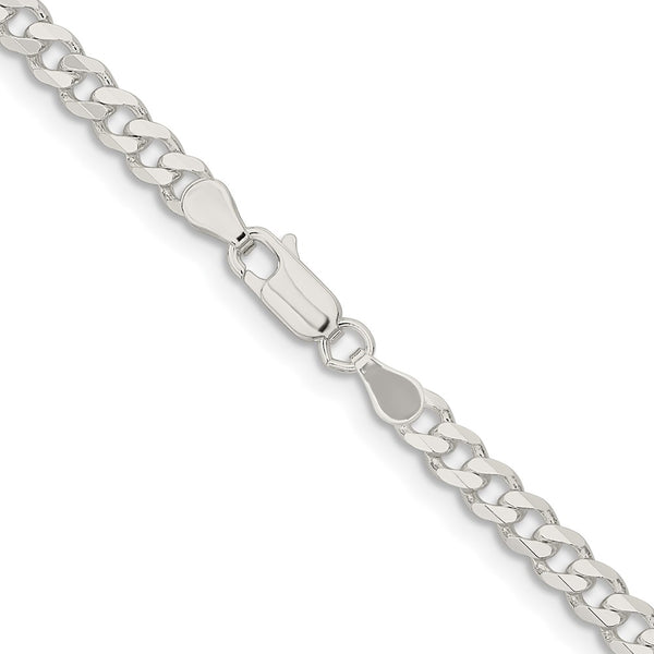 Sterling Silver 30-inch 4.5MM Curb Chain