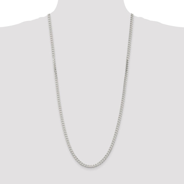 Sterling Silver 30-inch 4.5MM Curb Chain