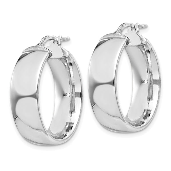 Sterling Silver 26MM Hoop Earrings