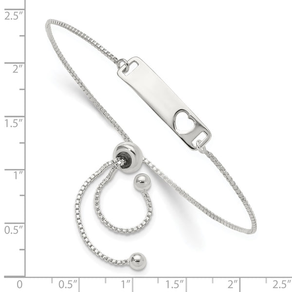 Sterling Silver 5.73MM Bolo ID Bracelet