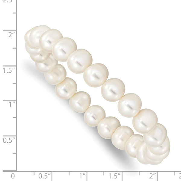 8MM Pearl 7.5-inch Stretch Bracelet