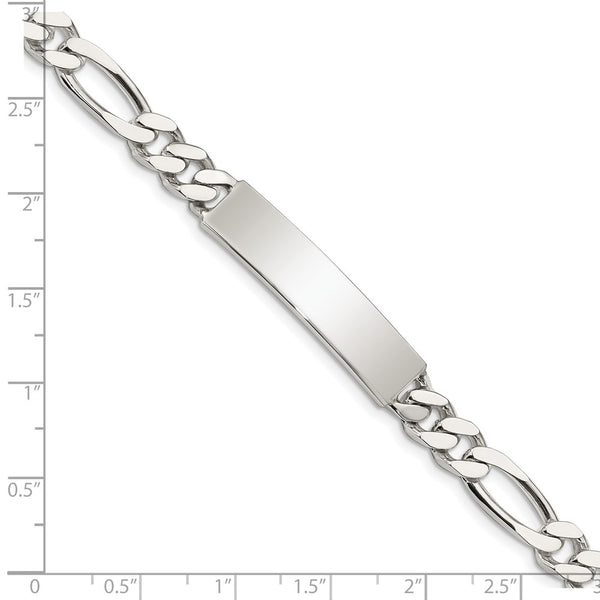 Sterling Silver 7.5-inch 7MM ID Figaro Bracelet