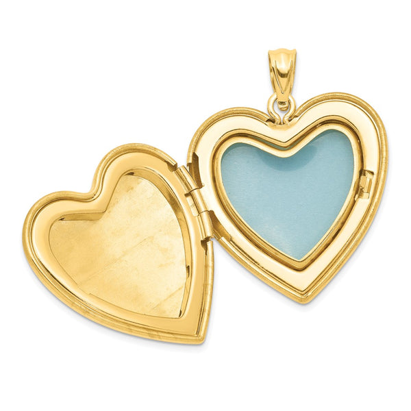 Gold Plated Sterling Silver Cross Heart Locket Ash Holder Pendant. Chain Not Included