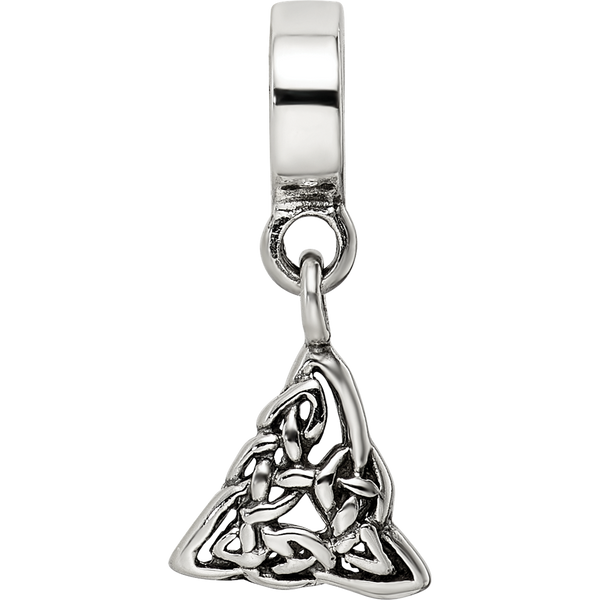 Sterling Silver Reflections Celtic Trinity Dangle Bead