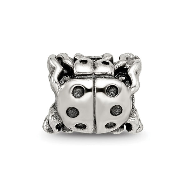 Sterling Silver Reflections Ladybug Bead