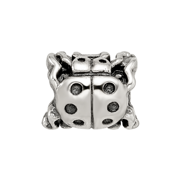 Sterling Silver Reflections Ladybug Bead