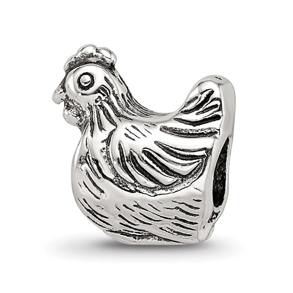 Sterling Silver Reflections Chicken Bead