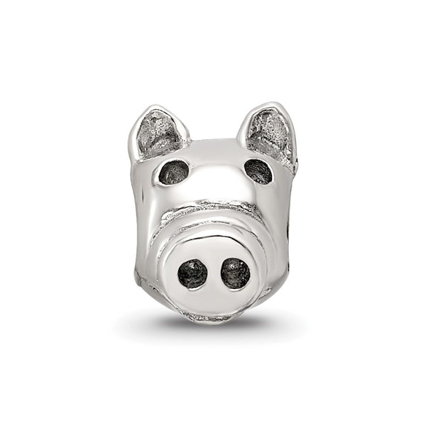 Sterling Silver Reflections Kids Pig Bead