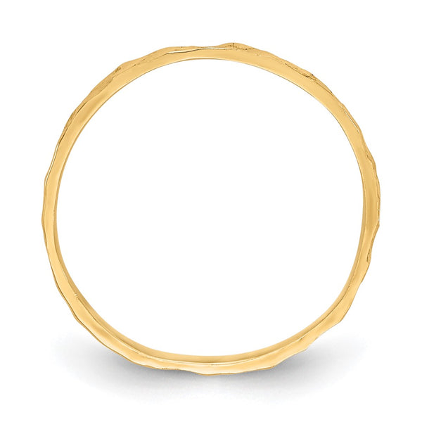 14KT Yellow Gold Childrens Ring; Size 3