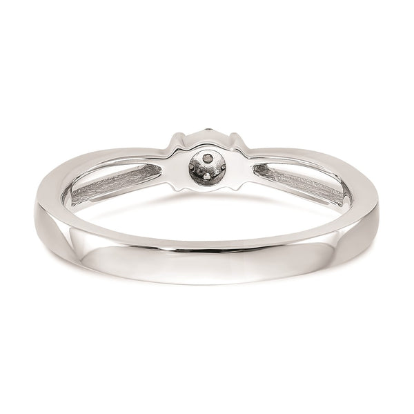 1/3 CTW Diamond Promise Ring in 14KT White Gold; Size 7