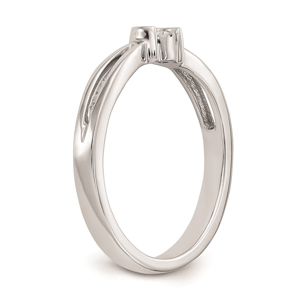 1/3 CTW Diamond Promise Ring in 14KT White Gold; Size 7