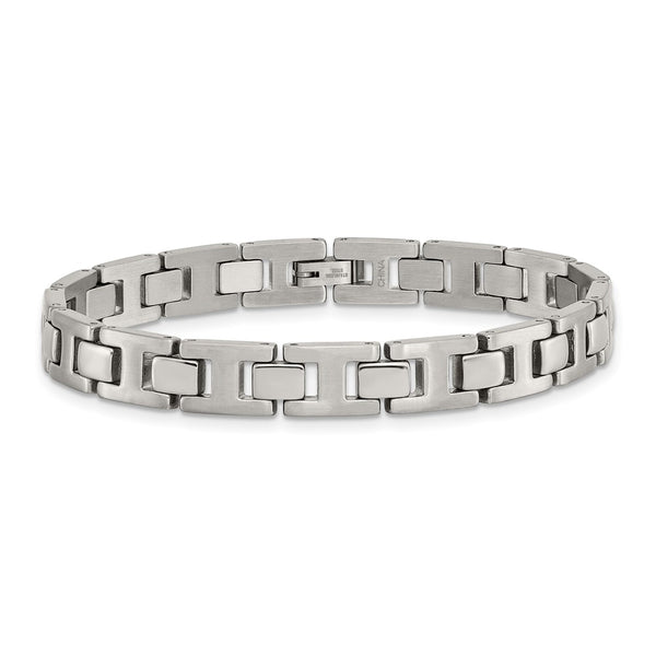 Stainless Steel Brushed and Polished 8.5in Bracelet