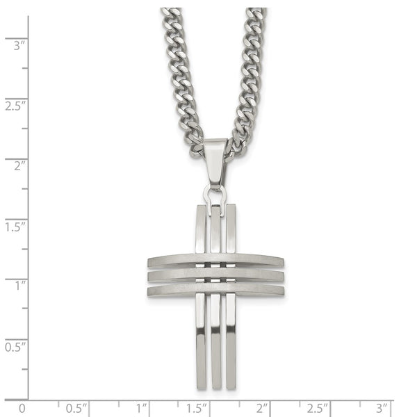 Stainless Steel Cross Necklace