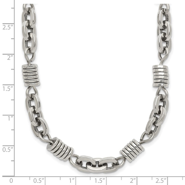 Stainless Steel Polished 20in Necklace