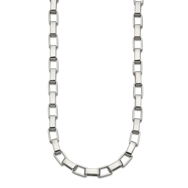 Stainless Steel Link 22in Necklace