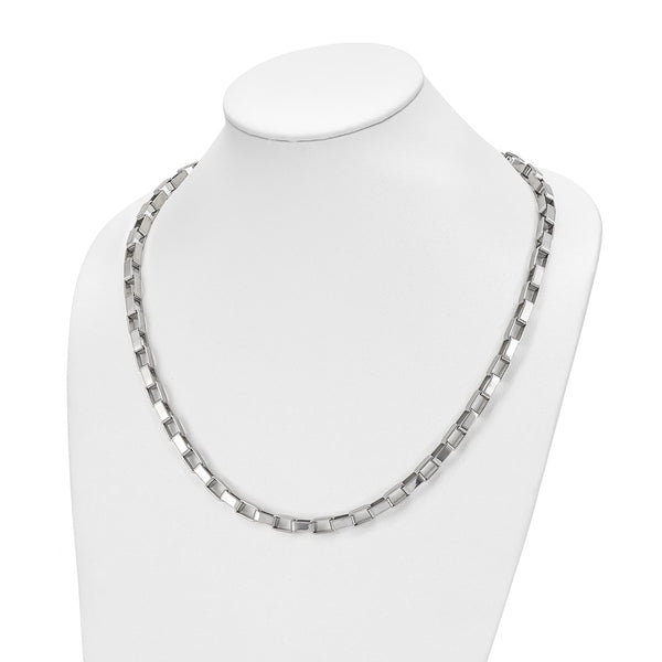 Stainless Steel Link 22in Necklace